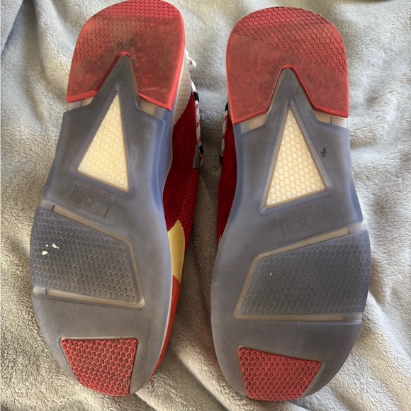 Brimarts Red and Gray Sneakers - Picture 5 of 8